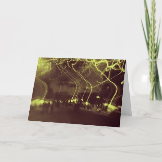 "Lights Go Walking" - Carte (Devant)