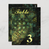 Lights in the City Table Numéro Carte postale (Devant / Derrière)