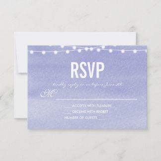 Lights RSVP Waterverf Lavender Kaartje