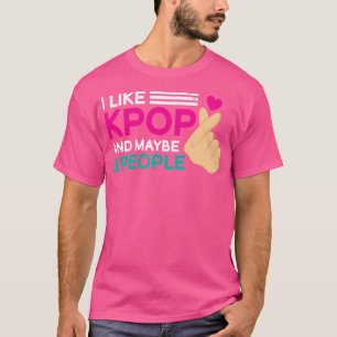 Lightsticks K-Pop Mode voor fans van Koreaanse K-D T-shirt