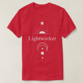 Lightwerker reiki energieherberging new age medita t-shirt (Design voorkant)