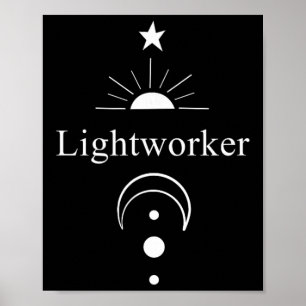 Lightworker Reiki Energie Genezing New Age Mediter Poster