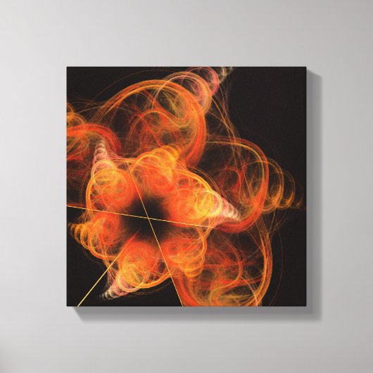 Lightworks Abstract Art Black en White Canvas Afdruk (Voorkant)