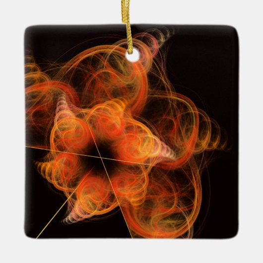 Lightworks Abstract Art Square Ornament (Voorkant)