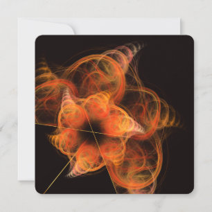 Lightworks Abstracte Kunst Fractal van vurige ener Kaart