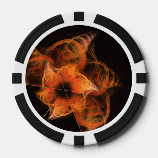 Lightworks Abstracte kunst Poker Chips (Voorkant)