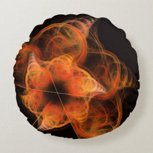 Lightworks Abstrait Art Round Coussin