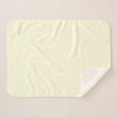 LightYellow Sherpa Deken (Voorkant (horizontaal))