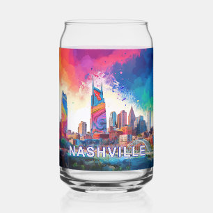 Ligne aérienne colorée de Nashville