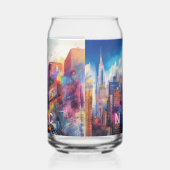 Ligne aérienne colorée New York City (Gauche)