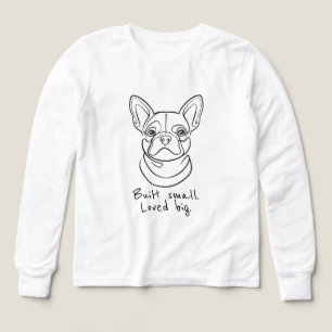 Ligne artistique Bouledogue français. Construit pe