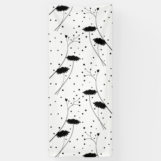 Ligne, bannière gris foncé (Vertical)