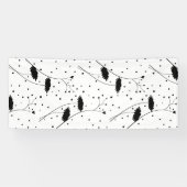 Ligne, bannière gris foncé (Horizontal)