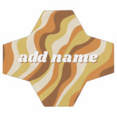 Ligne biologique Art Abstrait - Ajouter Nom Couleu (Plat)