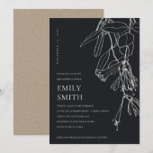 LIGNE BLANCHE NOIRE DESSINANT LA CARTE DE BABY SHO (Devant / Derrière)