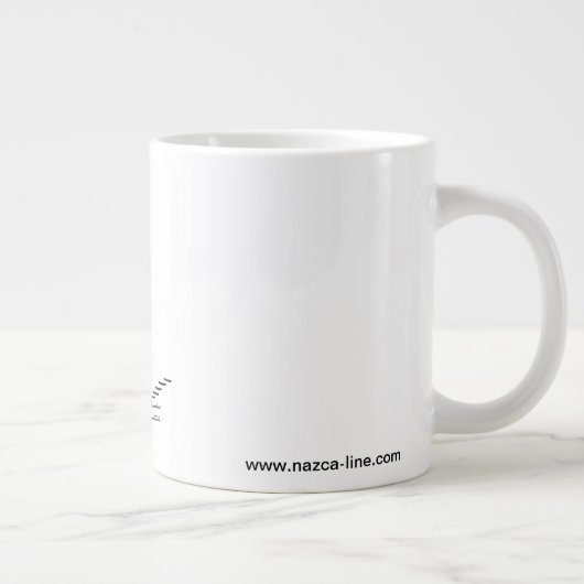 Ligne blanche tasse de Nazca d'astronaute de (Droite)