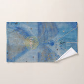 Ligne bleue (Serviette à main)