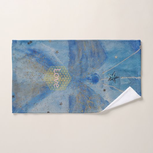 Ligne bleue (Serviette à main)