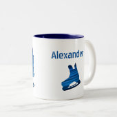 Ligne bleue de la saison préférée de la Mug de hoc (Devant droit)