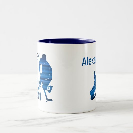 Ligne bleue de la saison préférée de la Mug de hoc (Centre)