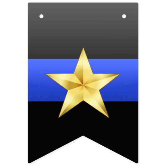 Ligne Bleue Mince Drapeaux de promotion en chef (Deuxième drapeau)