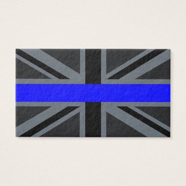 Ligne bleue mince Union Jack (Devant)