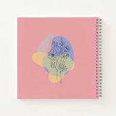 Ligne Botanique Moderne Art Gratitude Journal (Dos)