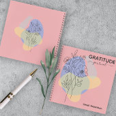 Ligne Botanique Moderne Art Gratitude Journal