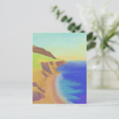 Ligne côtière, carte postale (Debout devant)