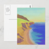 Ligne côtière, carte postale (Devant / Derrière)