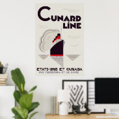 Ligne Cunard Art Déco (Bureau à domicile)