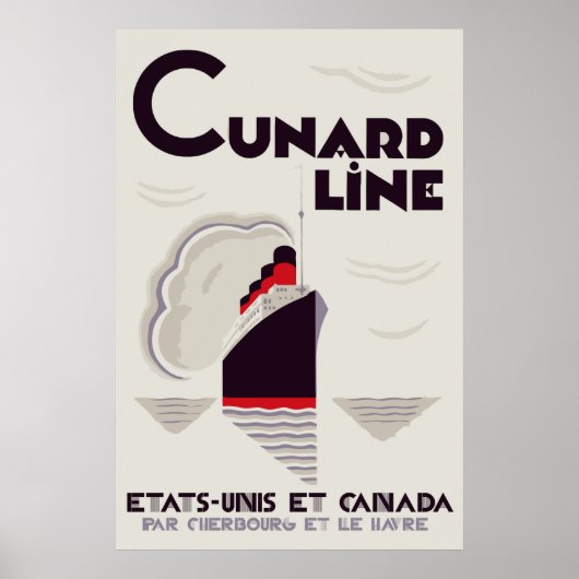 Ligne Cunard Art Déco (Devant)