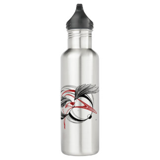 ligne d'ailes art inox bouteille d'eau cadeau