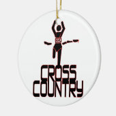 LIGNE D'ARRIVÉE DE PAYS CROISÉ ORNEMENT DE COUREUR (Gauche)