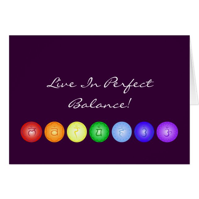 Ligne de 7 chakras (Devant horizontal)