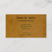 Ligne De Carte de visite Arbres (Dos)