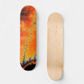 Ligne de faille brûlante de skateboard (Recto)