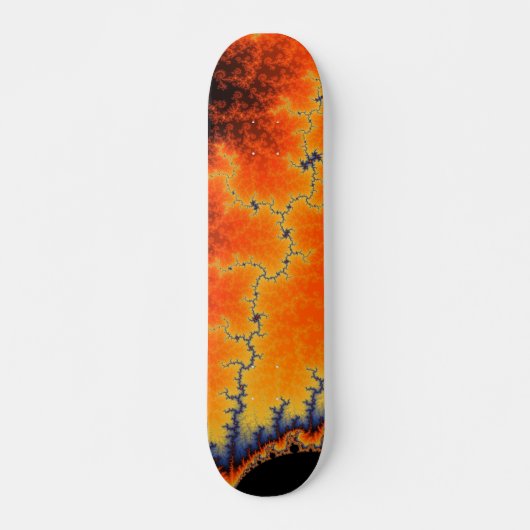 Ligne de faille brûlante de skateboard (Devant)