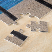 Ligne de Palmes - Plage - Puzzle Océan (Côté)