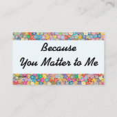 Ligne de sauvetage # carte de visite nationaux de (Dos)