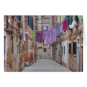 Ligne De Vêtements À Venise Italie
