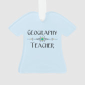 Ligne décorative de l'enseignant en géographie (dos)