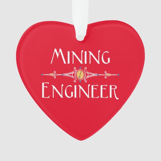 Ligne décorative de l'ingénieur minier (devant)