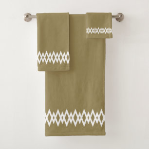 Ligne décorative diamant moderne sur beige chanceu
