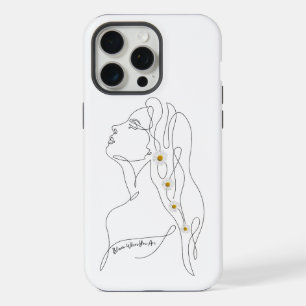 Ligne Dessin artistique de la femme - Fleur où vou