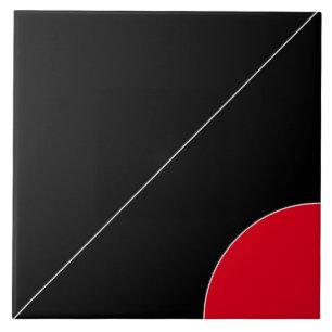 Ligne diagonale blanche sur carreau de céramique n