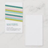 Ligne diagonale carte de visite (Devant / Derrière)