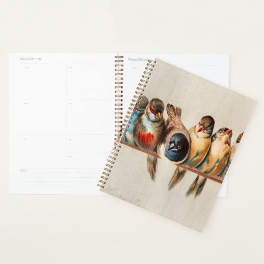 Ligne d'oiseaux et de colombes (Devant avec enveloppe)