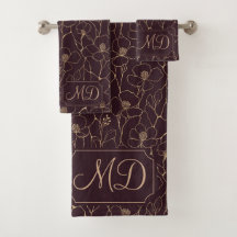 Ligne d'or Art Floral Moderne Style Esthétique Som