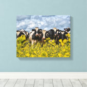 Ligne du canevas de vaches (Insitu (Plancher de Bois))